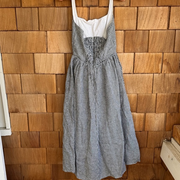 Quince Black & White Gingham Dress - Picture 6 of 10